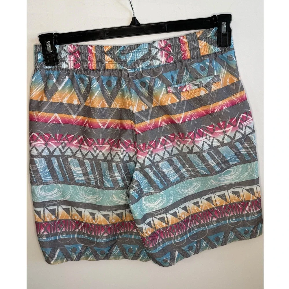 Indigenous Freedom Men's L‎ Swim Trunks Board Shorts Geometric Print Drawstring